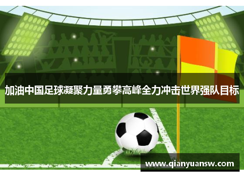 加油中国足球凝聚力量勇攀高峰全力冲击世界强队目标